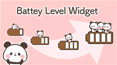 Battery widget MochimochiPanda screenshot