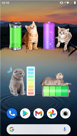 Cat Battery widget screenshot