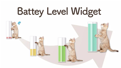 Cat Battery widget screenshot