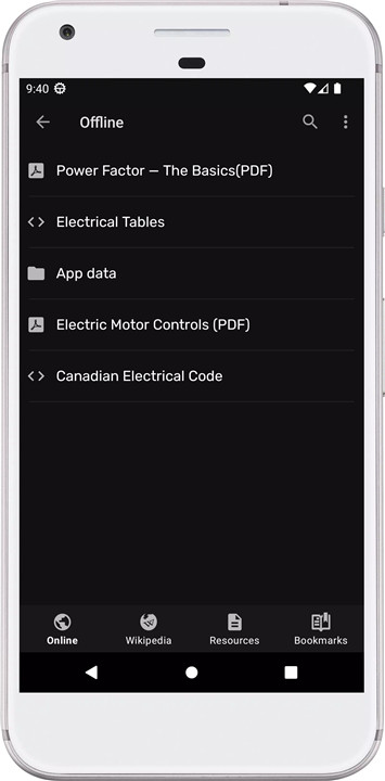 Mobile electrician screenshot