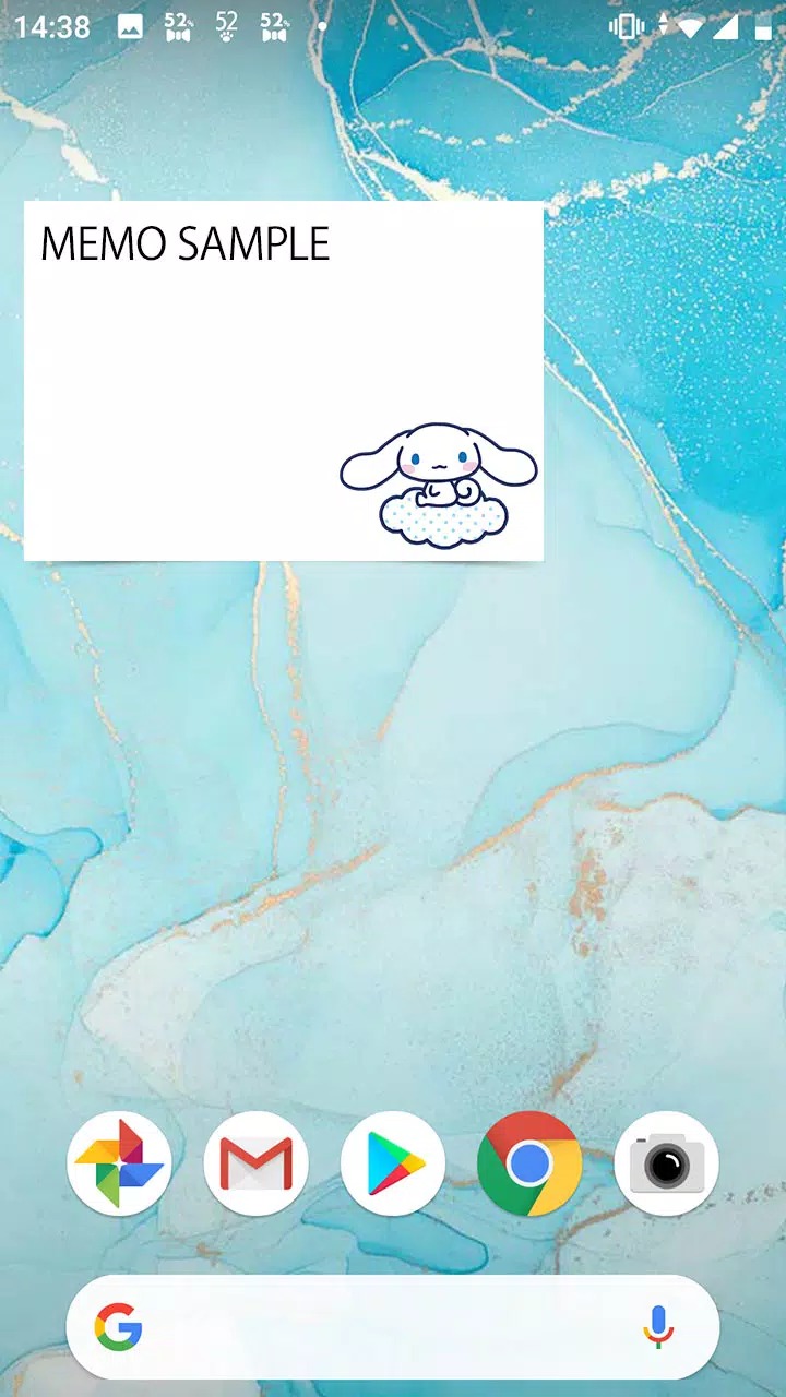 Notepad Cinnamoroll screenshot