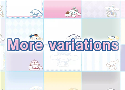 Notepad Cinnamoroll screenshot