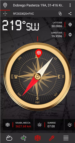 Perfect Compass (with weather) screenshot