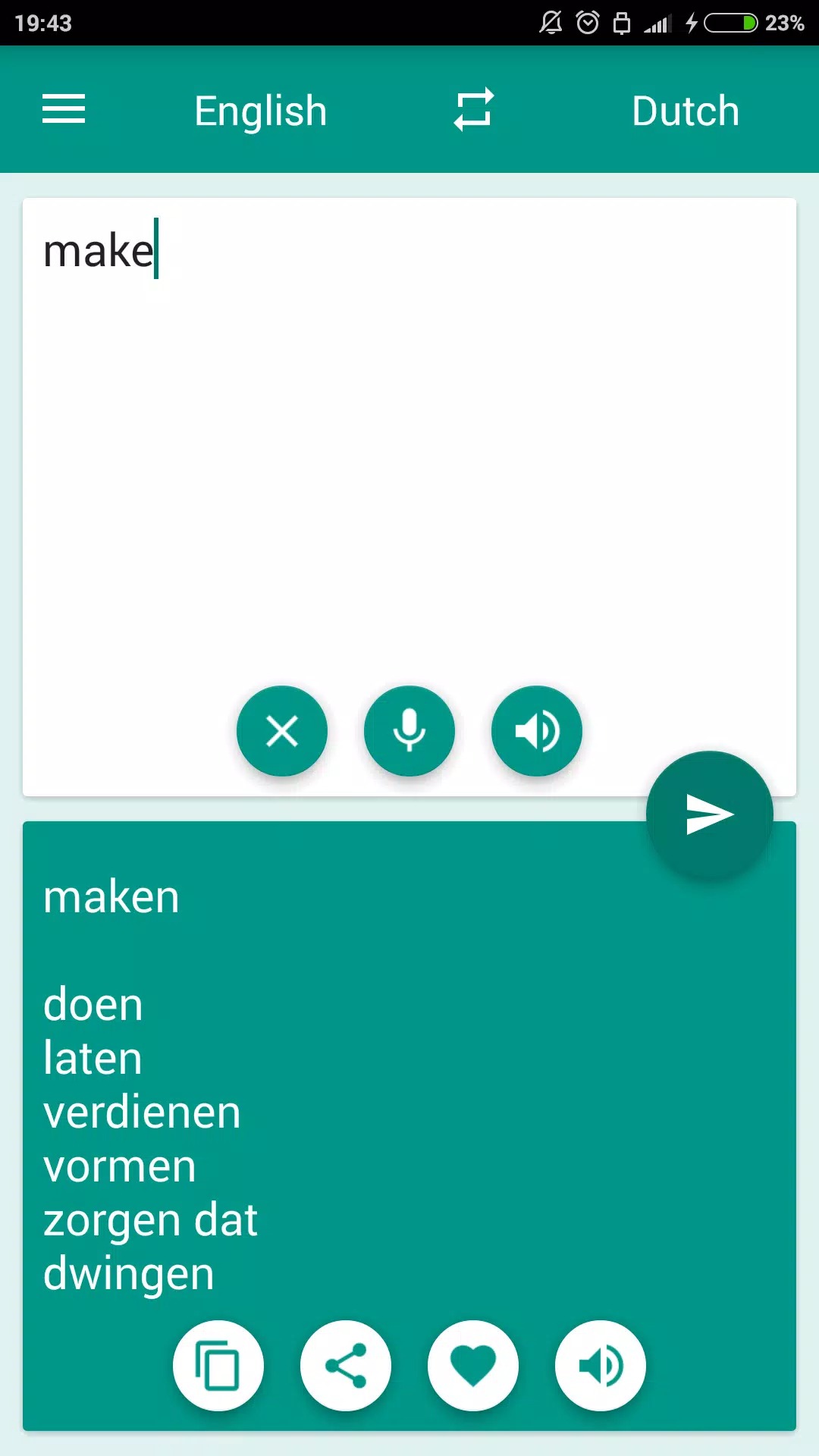 Dutch-English Translator screenshot