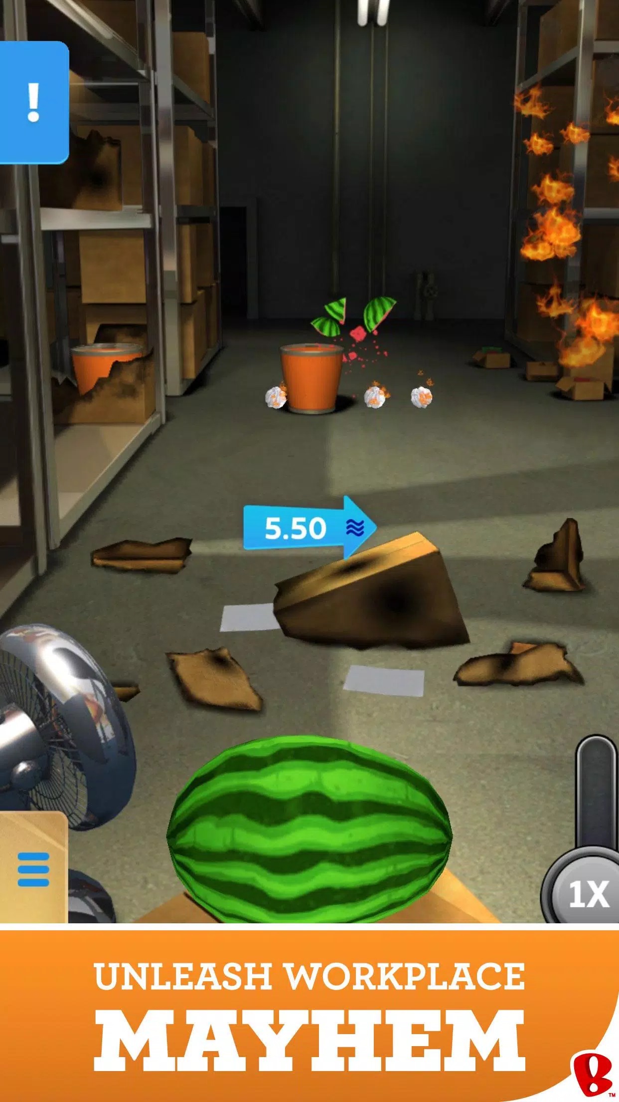 Paper Toss Boss screenshot