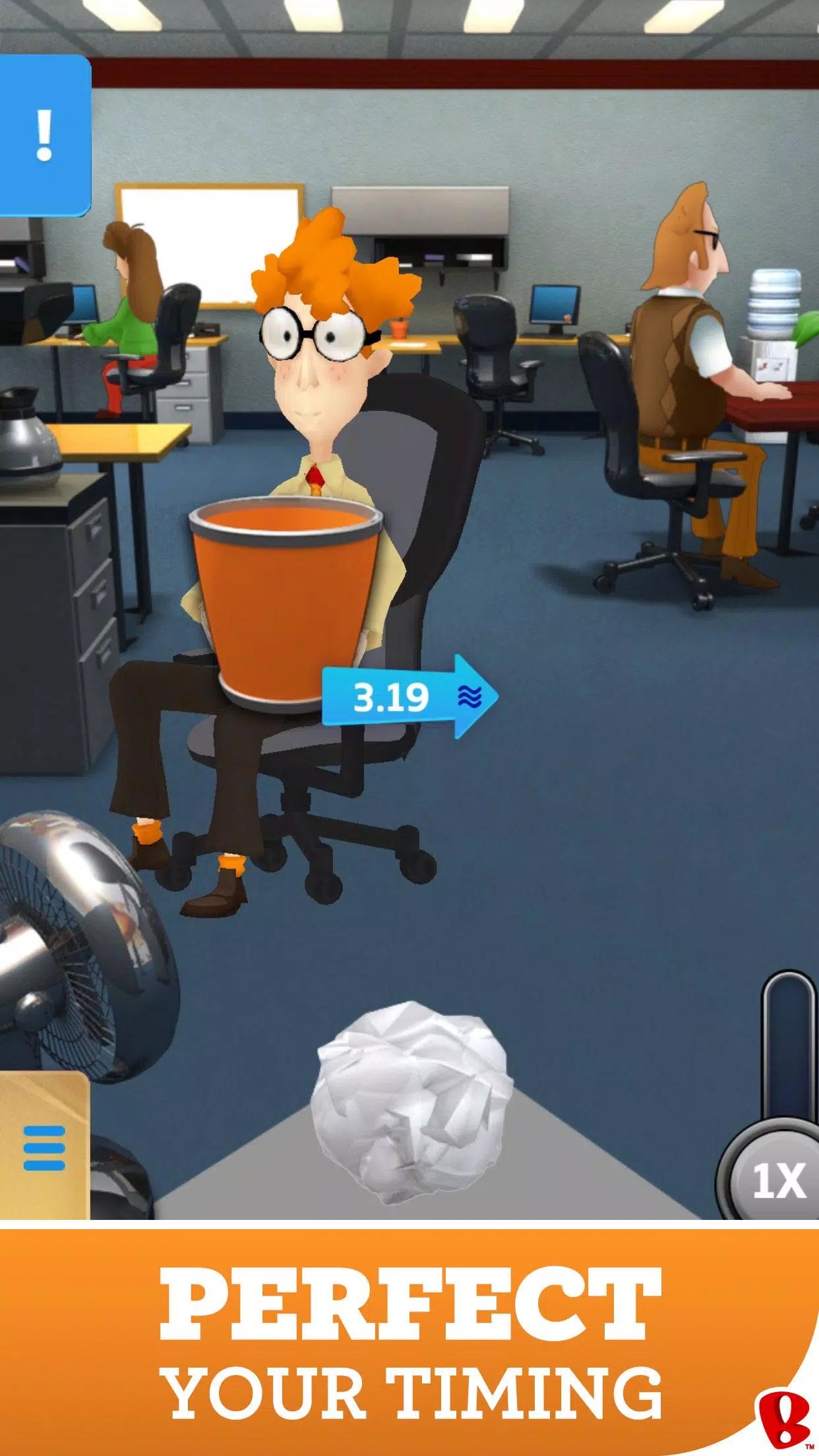 Paper Toss Boss screenshot