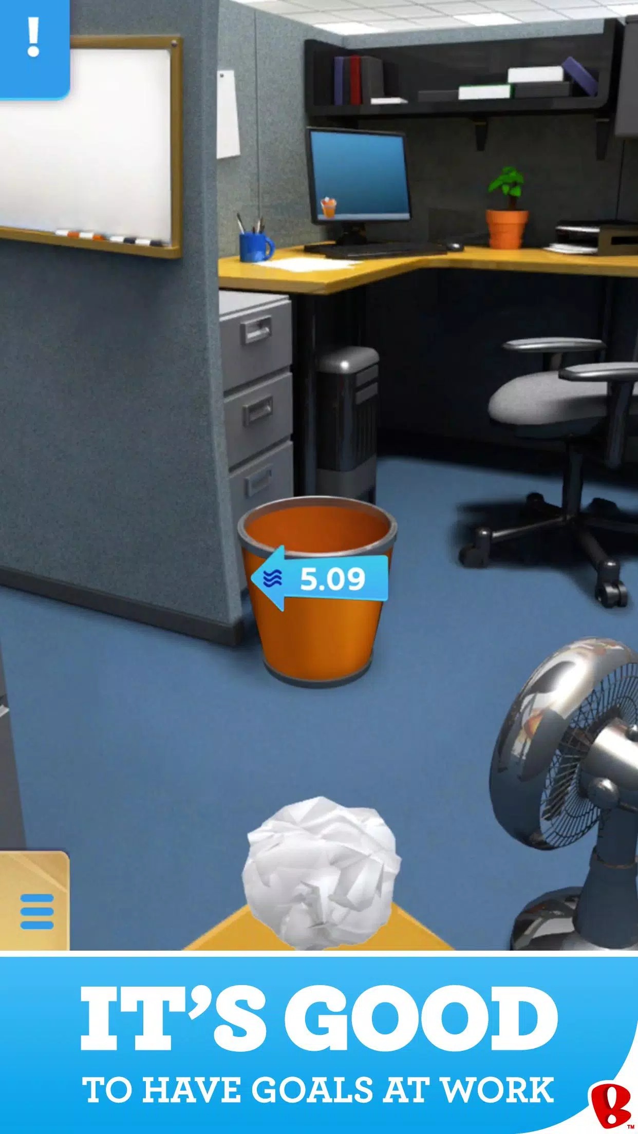 Paper Toss screenshot