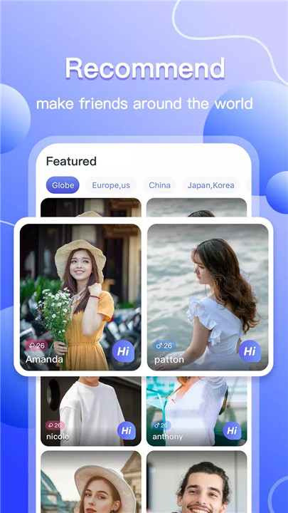 GagaHi -Global social platform screenshot