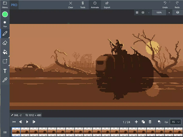 Pix2D - Pixel art studio screenshot