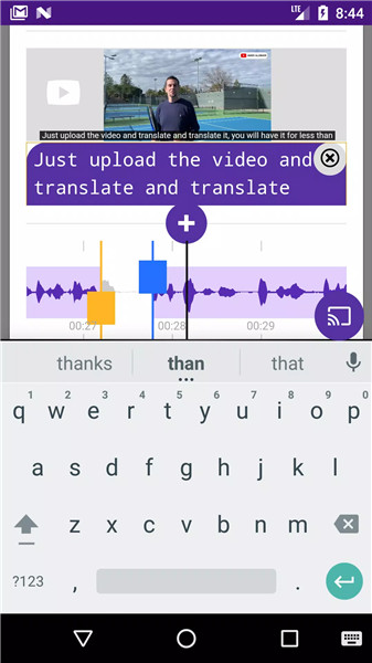 Video Subtitle Generator screenshot