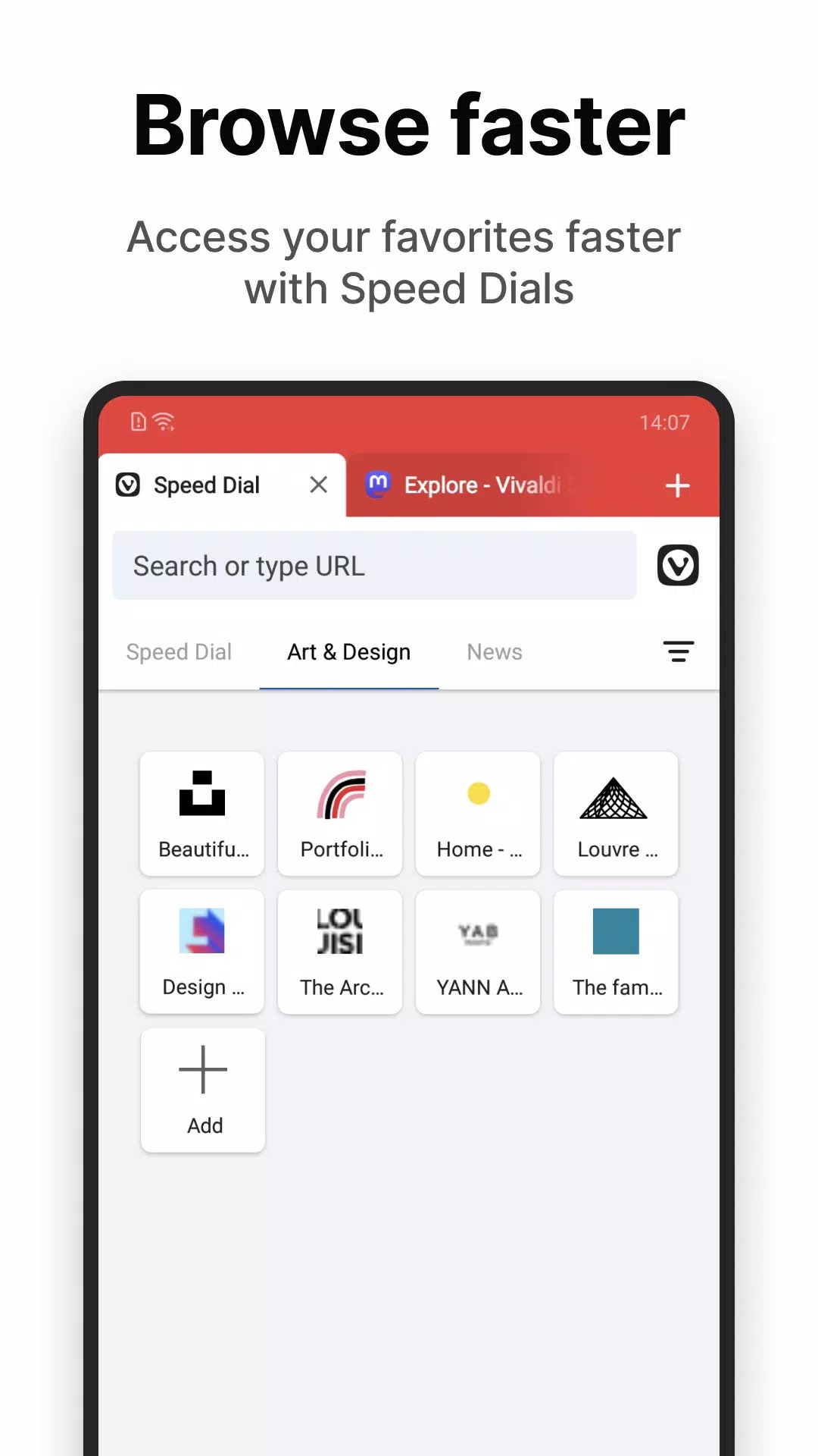 Vivaldi Browser screenshot