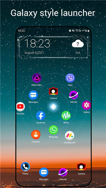 Newlook Launcher - Galaxy Star screenshot