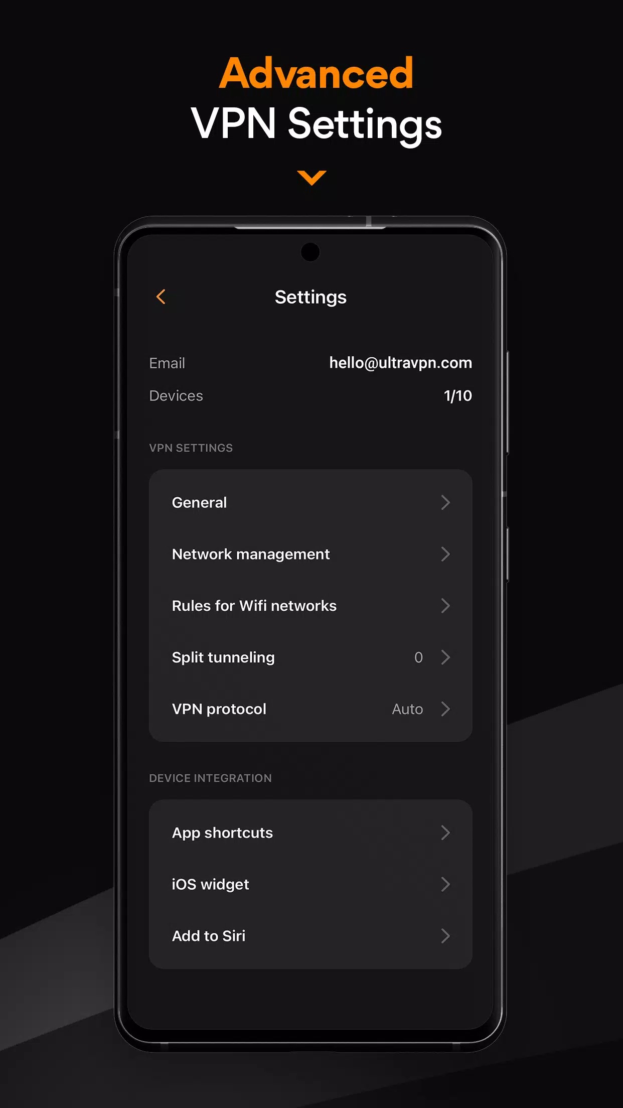 UltraVPN screenshot