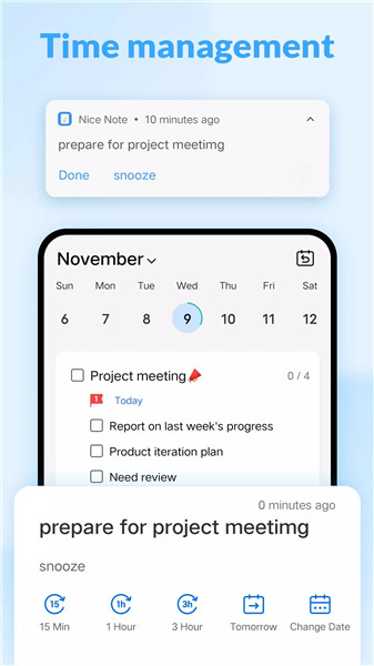 Nice Color Note,ToDo, Calendar screenshot