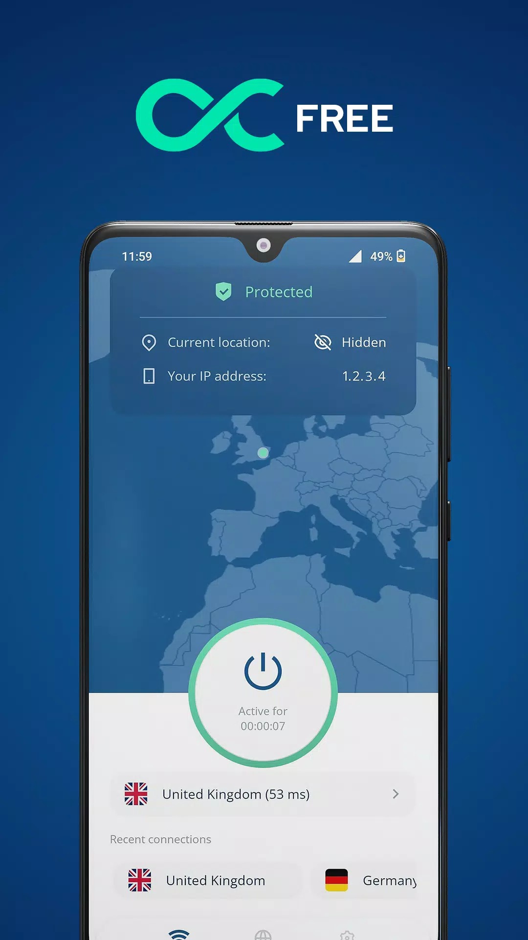 Octohide VPN screenshot