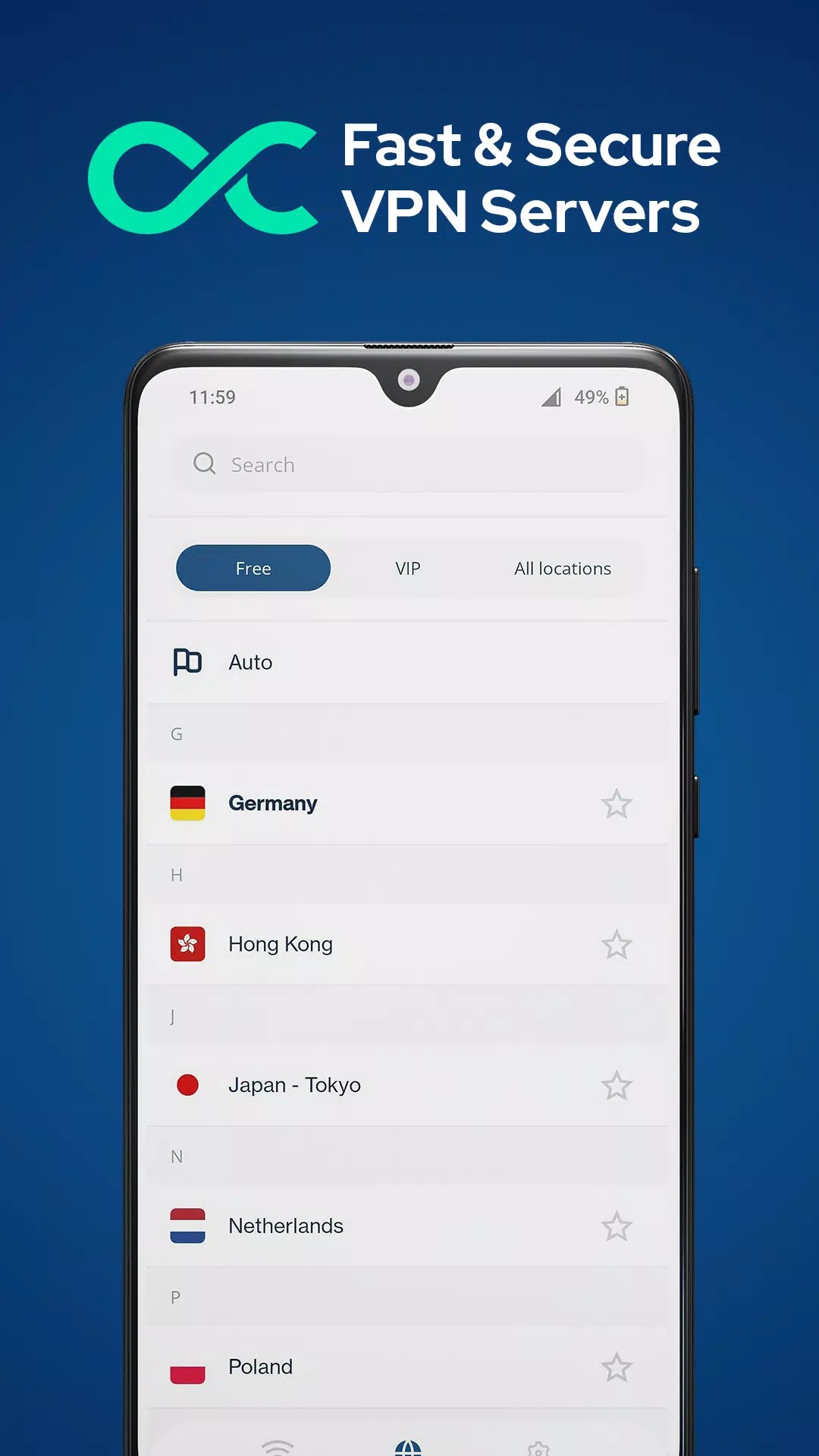 Octohide VPN screenshot