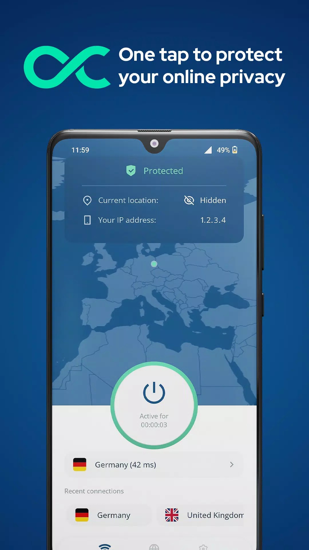 Octohide VPN screenshot