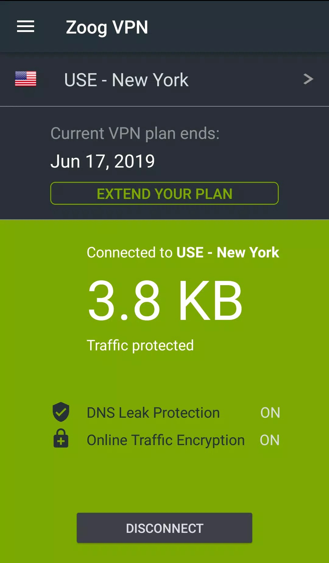 Zoog VPN screenshot