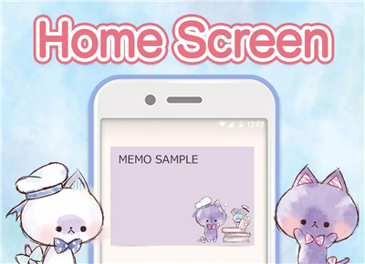 Notepad Cute Characters screenshot