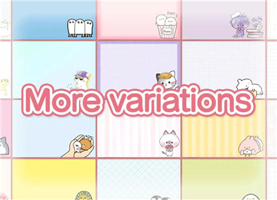 Notepad Cute Characters screenshot