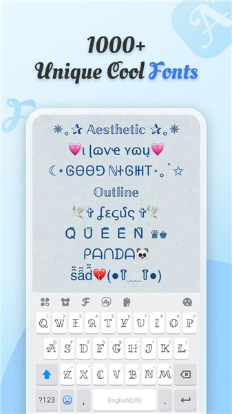 Cool Fonts - Keyboard & Themes screenshot