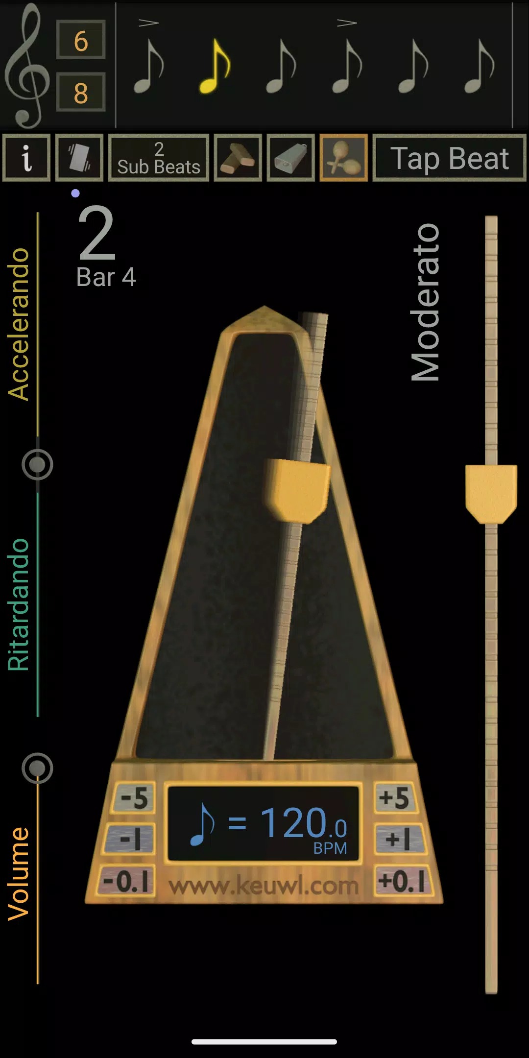 Metronome screenshot