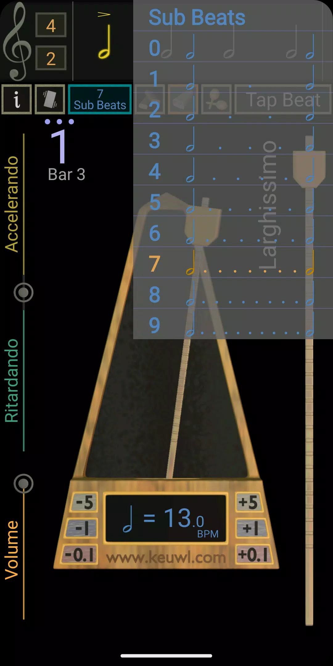 Metronome screenshot