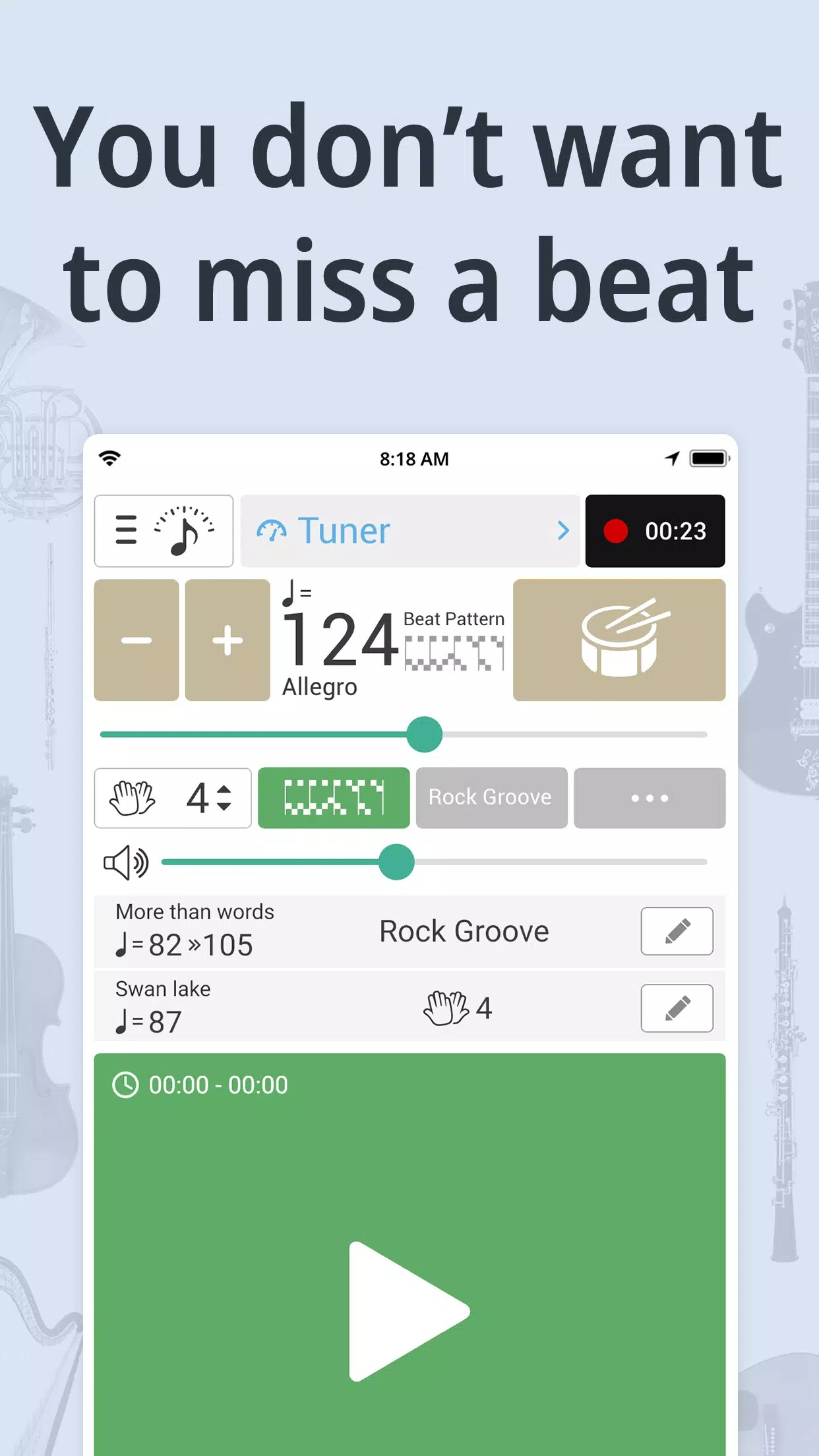 Tuner & Metronome screenshot