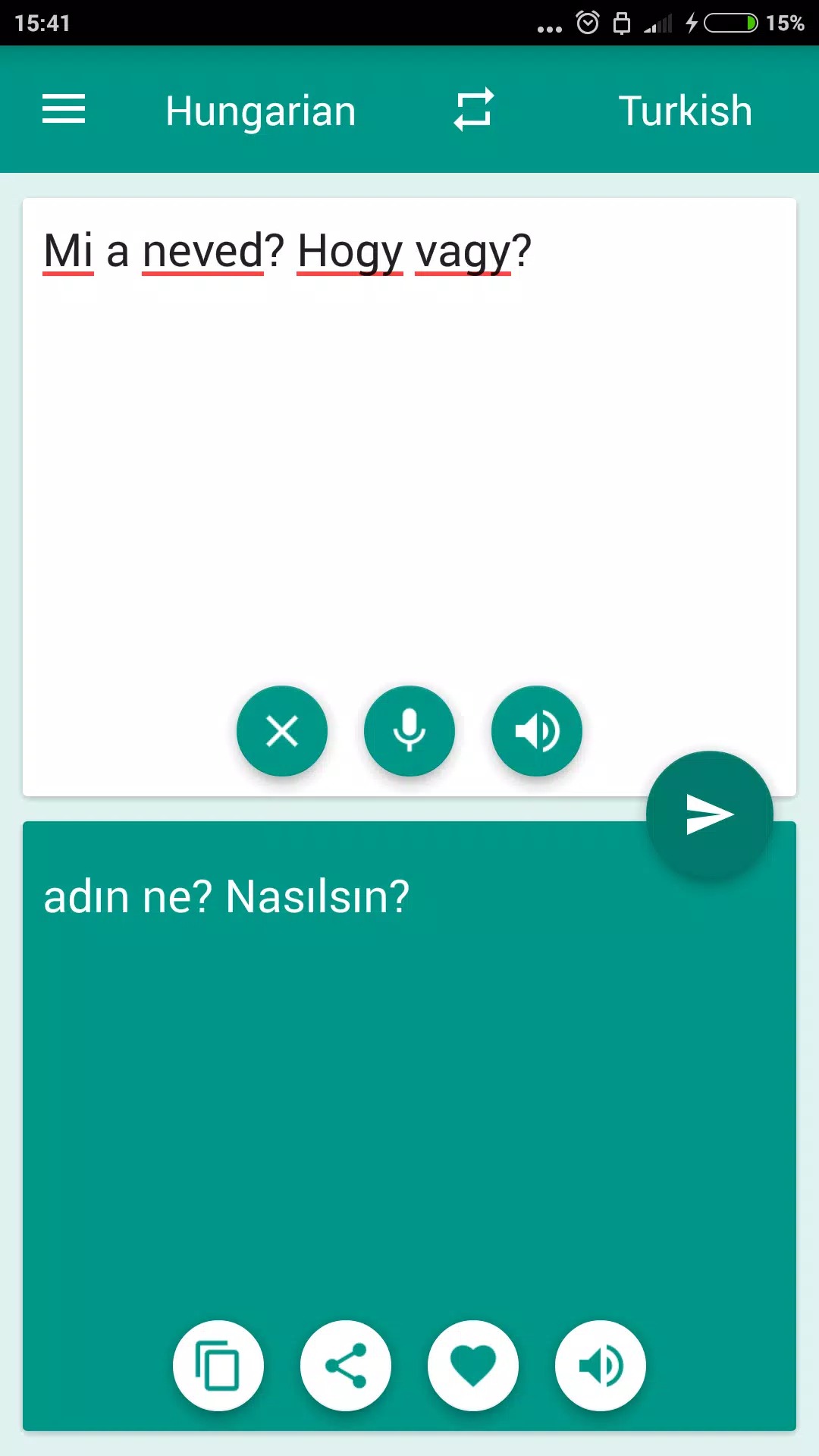 Hungarian-Turkish Translator screenshot