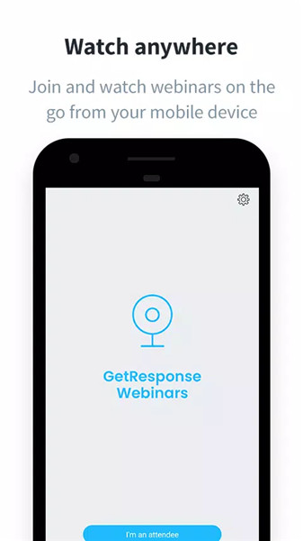 GetResponse Webinars screenshot