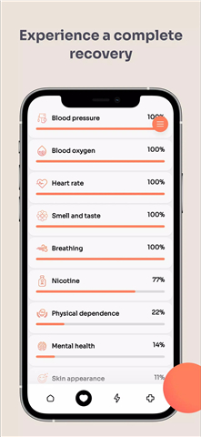 Quit smoking tracker - Flamy screenshot