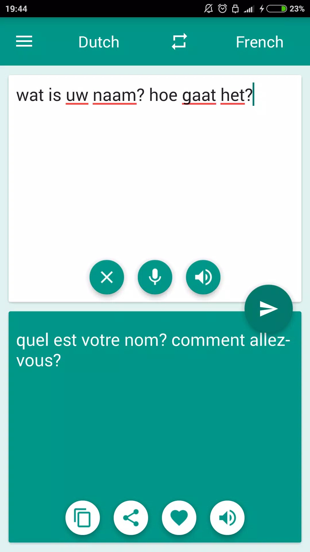 Dutch-French Translator screenshot