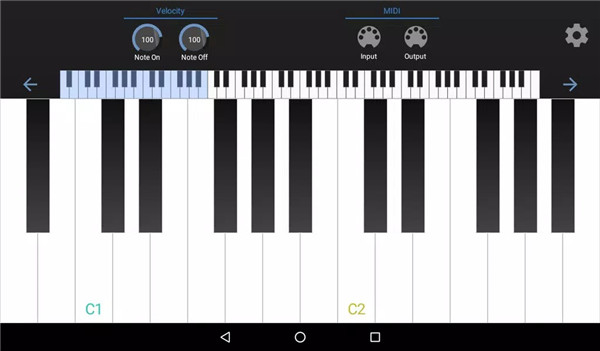 MIDI Keyboard screenshot