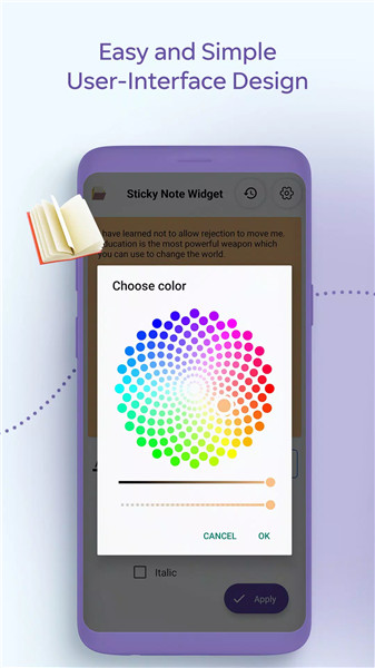 Sticky Notes Widget Colorful screenshot