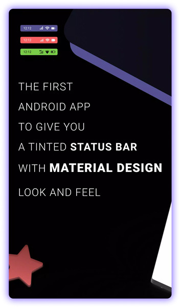 Material Status Bar screenshot