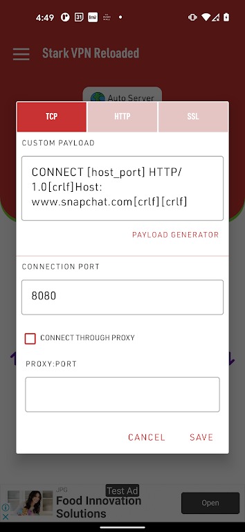 Stark VPN Reloaded screenshot