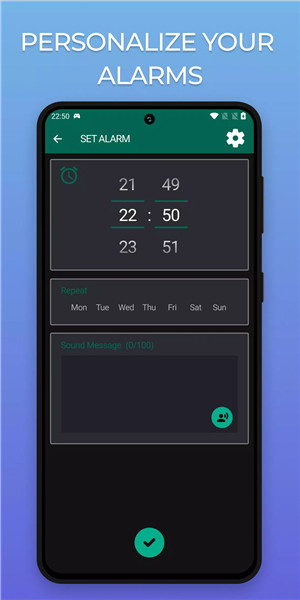 Talking Alarm Clock & Sounds screenshot