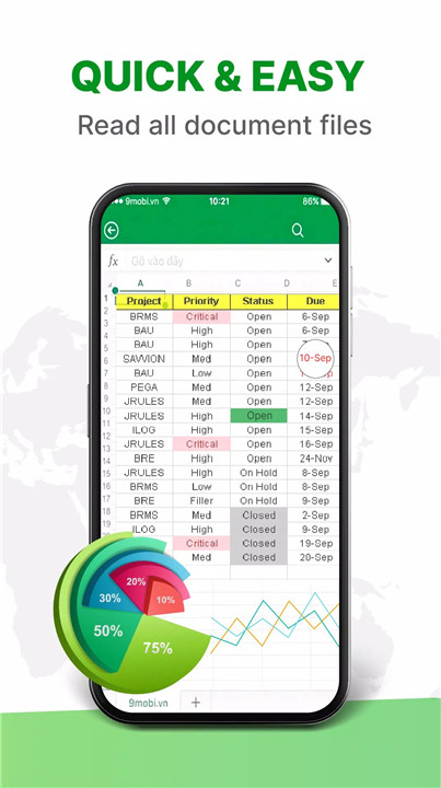 XLSX Reader screenshot