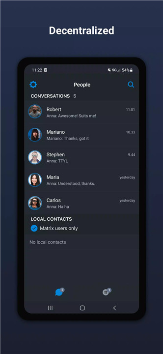 Minds Chat screenshot