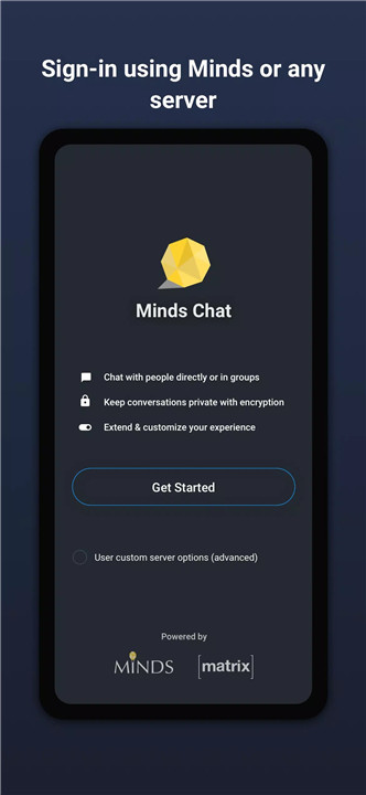 Minds Chat screenshot