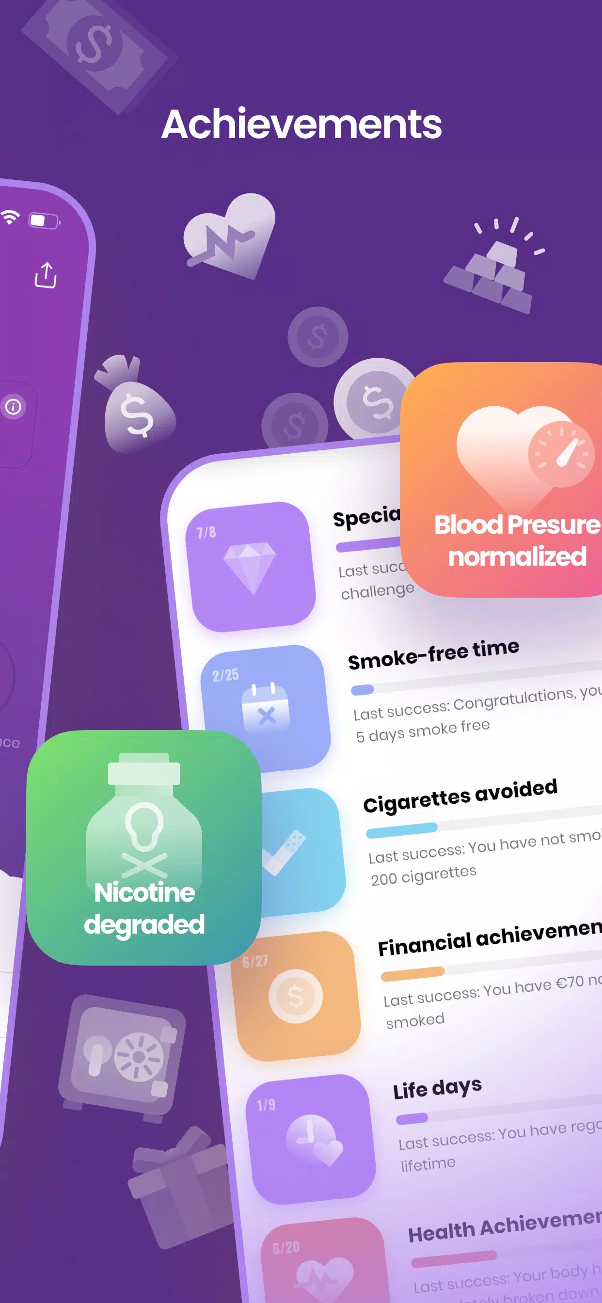 Quit smoking tracker - Smoxy screenshot