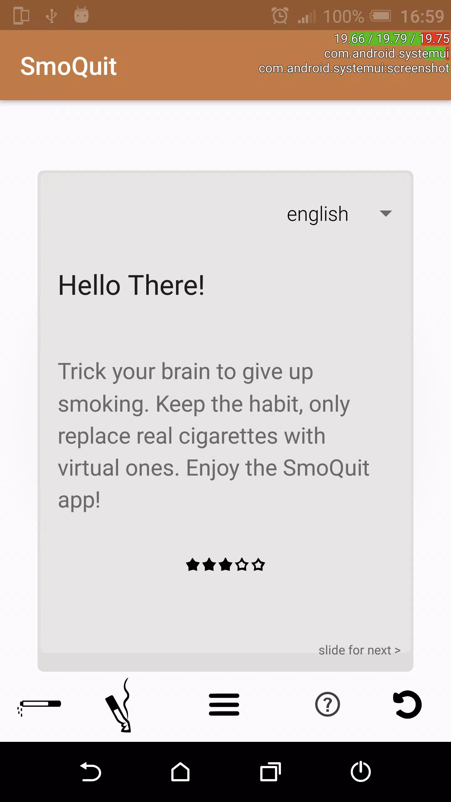 SmoQuit screenshot