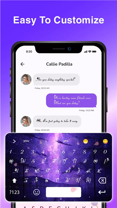 Facemoji Keyboard: Theme&Emoji screenshot