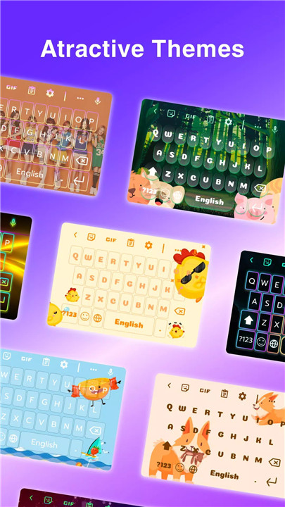 Facemoji Keyboard: Theme&Emoji screenshot