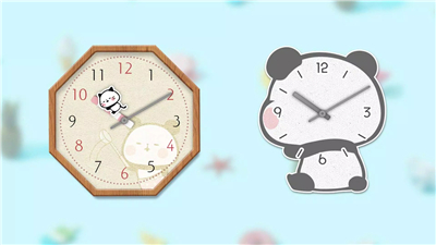 Analog Clock Mochi Mochi Panda screenshot