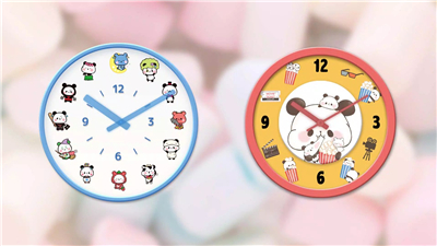 Analog Clock Mochi Mochi Panda screenshot