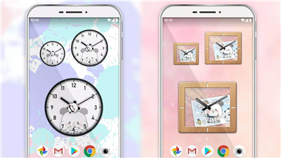 Analog Clock Mochi Mochi Panda screenshot