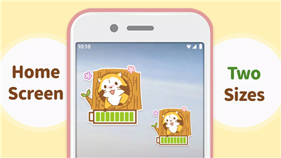 Battery widget Araiguma-rascal screenshot