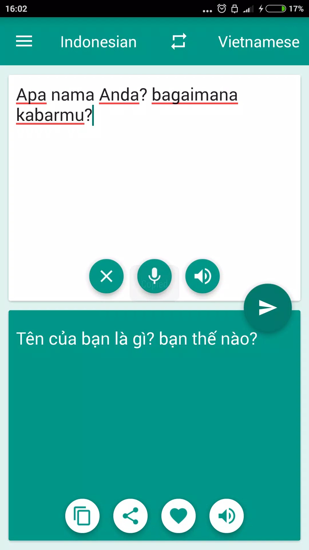 Indonesian-Vietnamese Translator screenshot