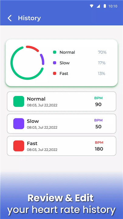 Blood Pressure Log: BP Tracker screenshot